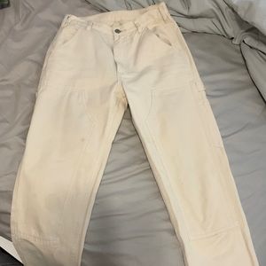 Brandy Melville Ivory Cargo Pants